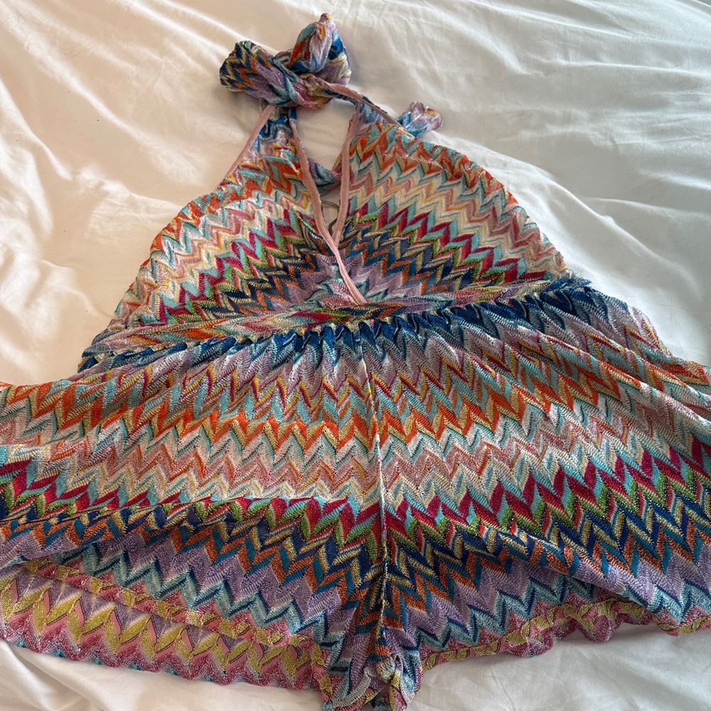 Missoni Multicolor Zigzag Kids Romper